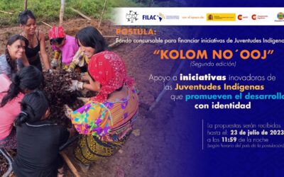 Convocatoria: Fondo concursable KOLOM NO´OOJ para financiar iniciativas de Juventudes indígenas